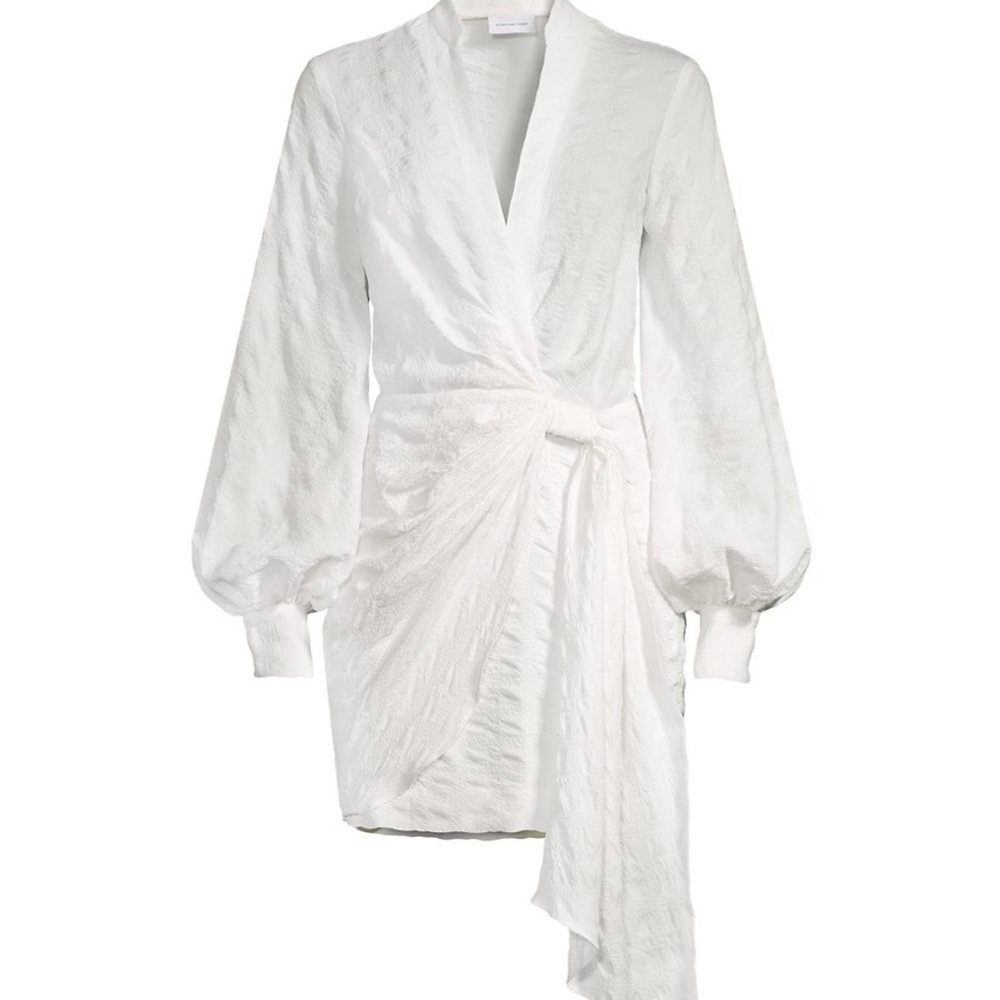 Significant Other Harper Puff Sleeve Wrap Dress
